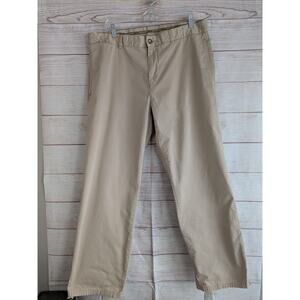 Lacoste Men’s Tan Cotton Khaki Pants Pockets Casual Business Size 48